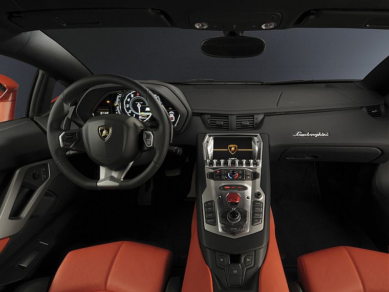 панели, Lamborghini Aventador - обои на рабочий стол