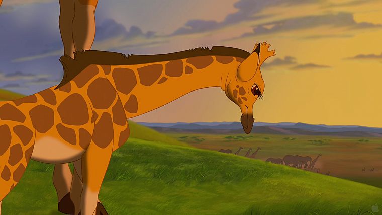 мультфильмы, Disney Company, Король Лев, 3D (трехмерный), жирафы - обои на рабочий стол