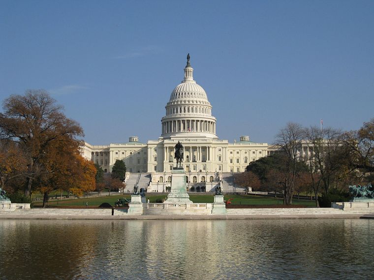 Вашингтон, Здание Капитолия - обои на рабочий стол