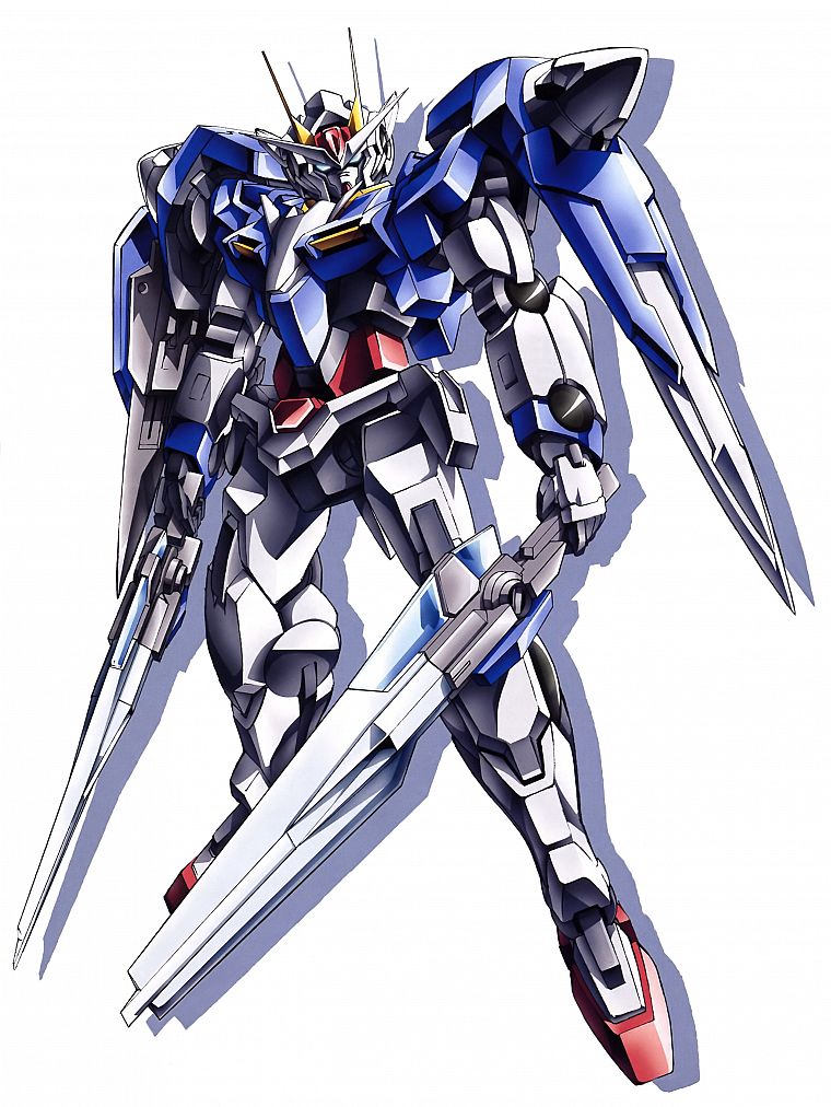 Gundam, оружие, Gundam 00, простой фон, мечи, GN привод - обои на рабочий стол