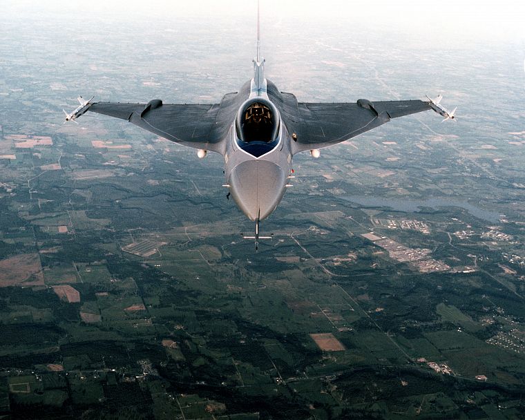 самолет, военный, прототипы, F- 16 Fighting Falcon - обои на рабочий стол