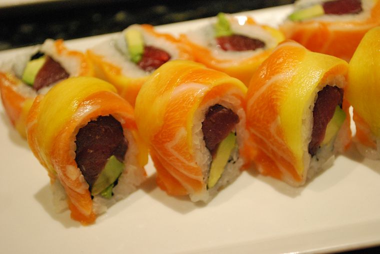 еда, японский, суши, рулоны - обои на рабочий стол