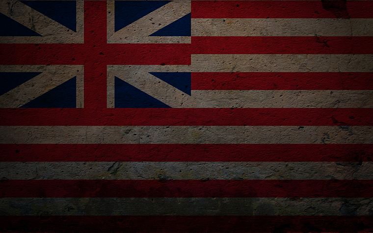 флаги, США, Великобритания - обои на рабочий стол