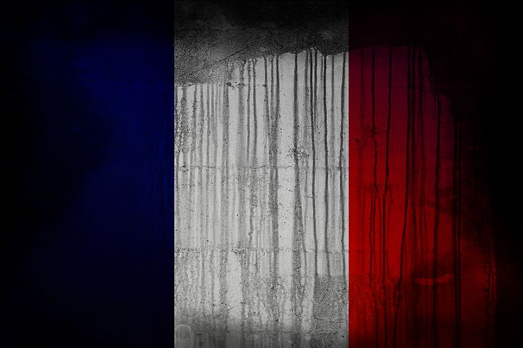 Франция, флаги - обои на рабочий стол