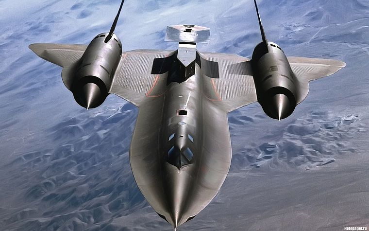 самолет, военный, Lockheed, самолеты, SR- 71 Blackbird, BAMF - обои на рабочий стол