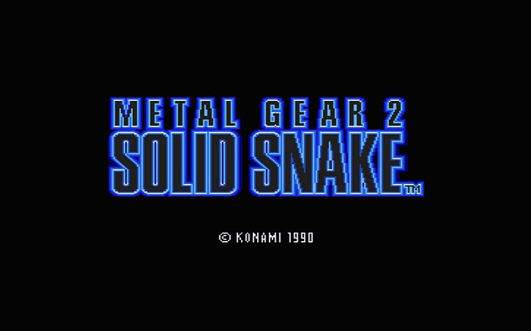 Metal Gear, видеоигры, ретро-игры - обои на рабочий стол