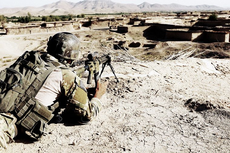 винтовки, американский, солдат, Афганистан - обои на рабочий стол
