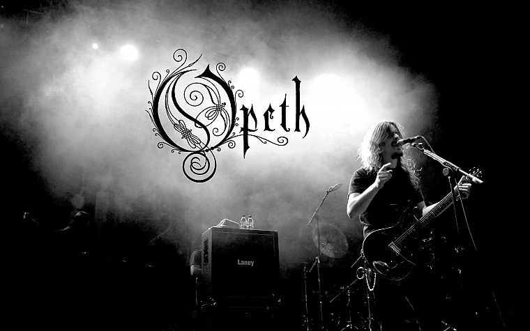 Opeth, монохромный - обои на рабочий стол