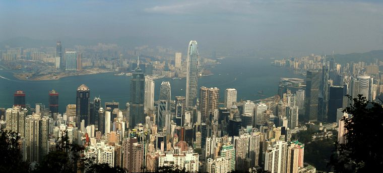 города, здания, Гонконг, небоскребы - обои на рабочий стол