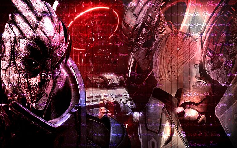 Mass Effect, научная фантастика, FemShep, Командор Шепард - обои на рабочий стол