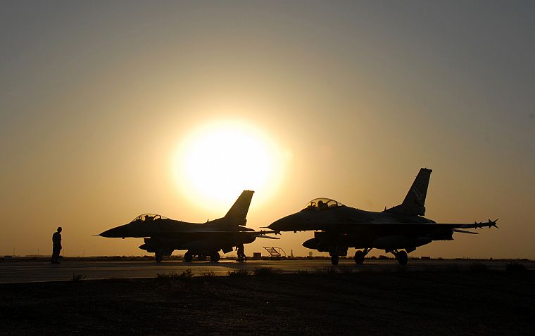 самолет, военный, сокол, транспортные средства, F- 16 Fighting Falcon - обои на рабочий стол