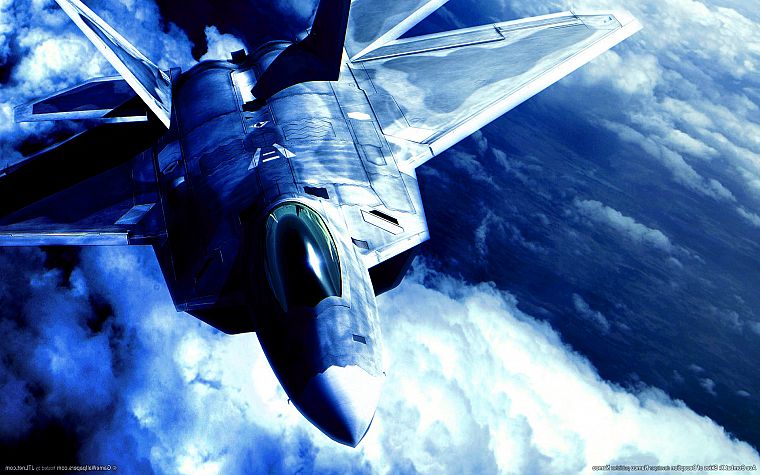 видеоигры, самолет, F-22 Raptor - обои на рабочий стол