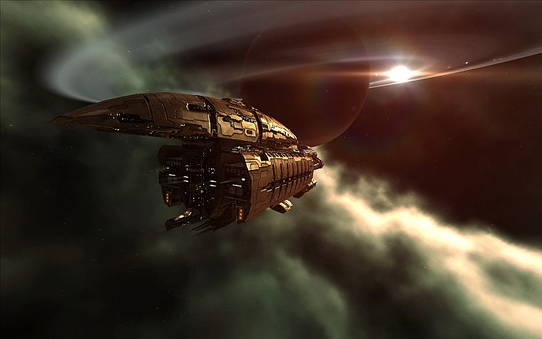 EVE Online, космические корабли, транспортные средства, Аваддон - обои на рабочий стол