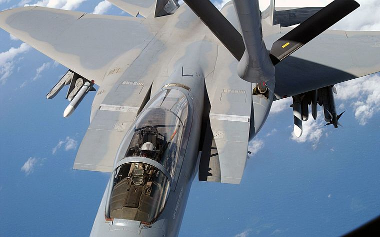 самолеты, Система впрыска топлива, F15 Eagle - обои на рабочий стол
