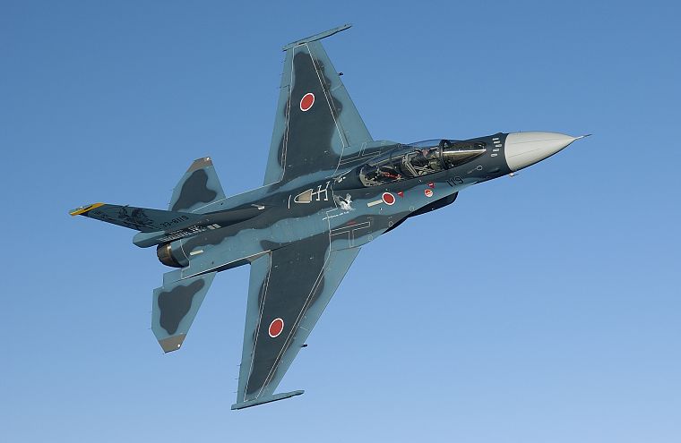 самолет, небо, F- 2, JASDF - обои на рабочий стол