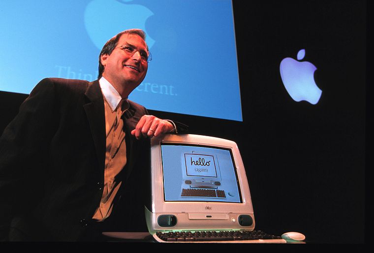 Эппл (Apple), ИМАК, Стив Джобс - обои на рабочий стол