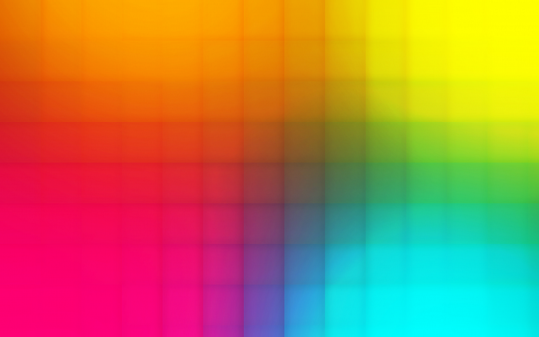 абстракции, многоцветный, квадраты, цветовая гамма - обои на рабочий стол