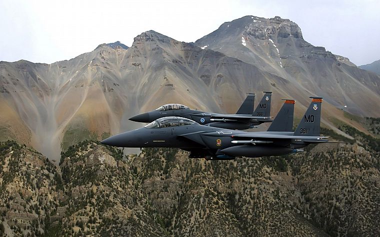 самолет, война, самолеты, самолеты, F-15 Eagle - обои на рабочий стол