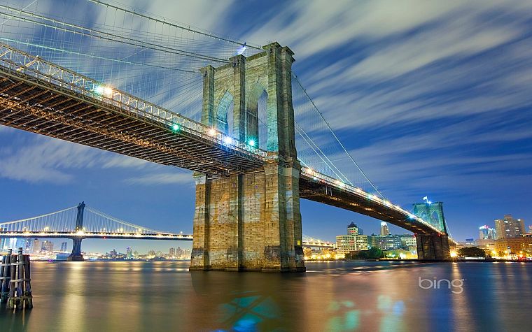 мосты, Бруклинский мост - обои на рабочий стол