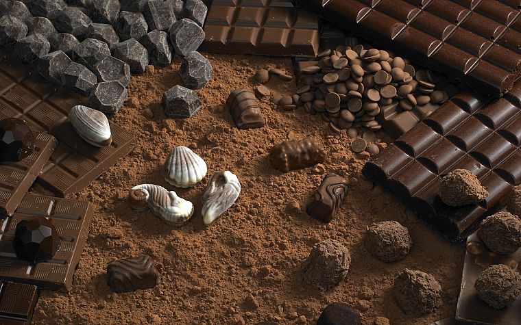шоколад, сладости ( конфеты ) - обои на рабочий стол