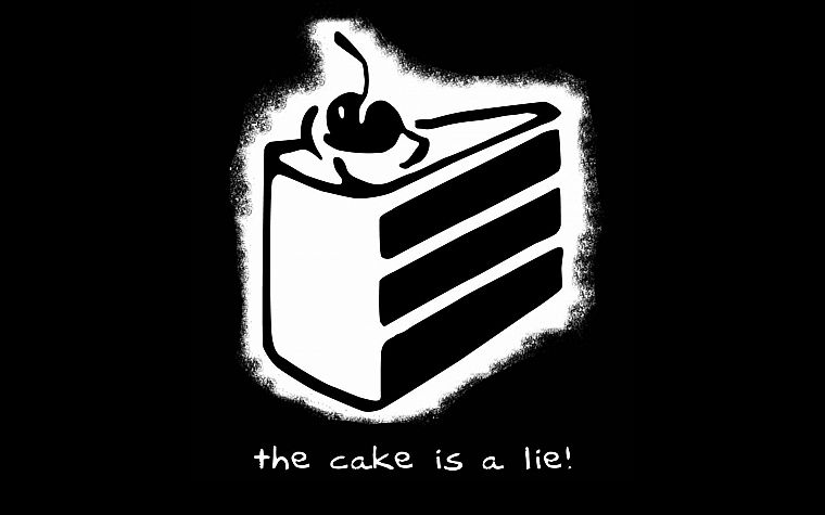 Портал, торт это ложь, игры, Паровая ( программное обеспечение ) - обои на рабочий стол