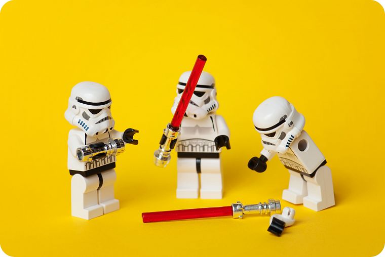 Звездные Войны, штурмовики, Лего - обои на рабочий стол
