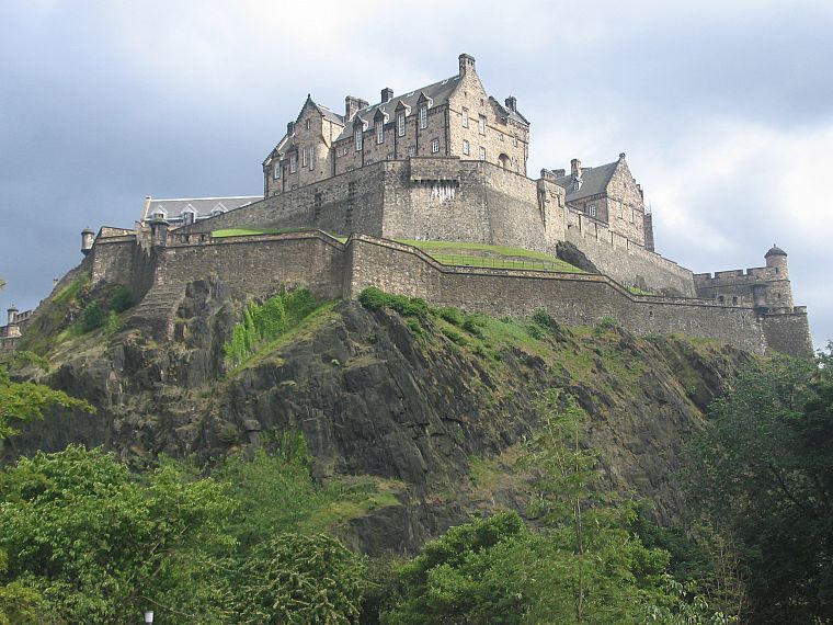 замки, Эдинбург, Эдинбургский замок - обои на рабочий стол
