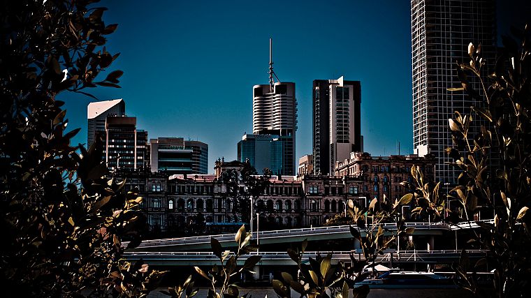 города, здания, брисбена, Австралия - обои на рабочий стол