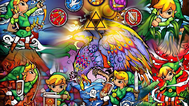 видеоигры, Линк, Triforce, Легенда о Zelda - обои на рабочий стол