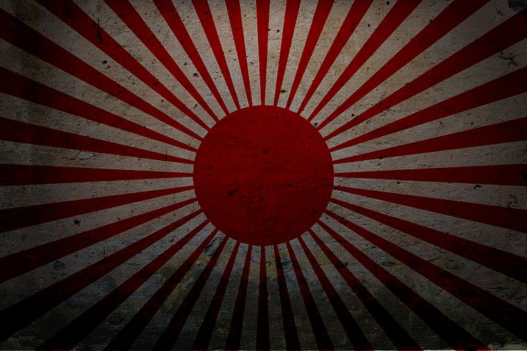 Япония, флаги, Rising Sun, как фашистский флаг - обои на рабочий стол