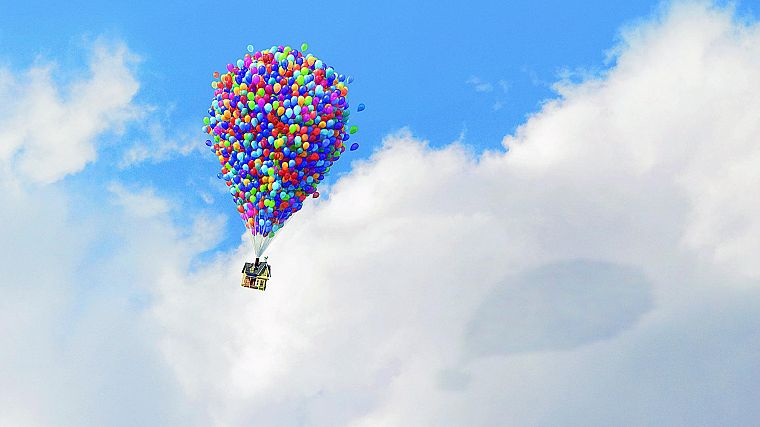 Вверх ( фильм ), анимация, воздушные шары - обои на рабочий стол