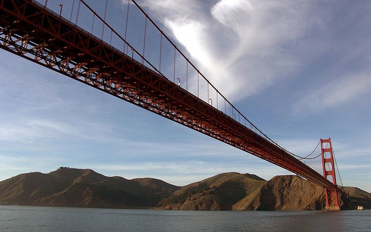 мосты, Мост Золотые Ворота, Сан - Франциско - обои на рабочий стол