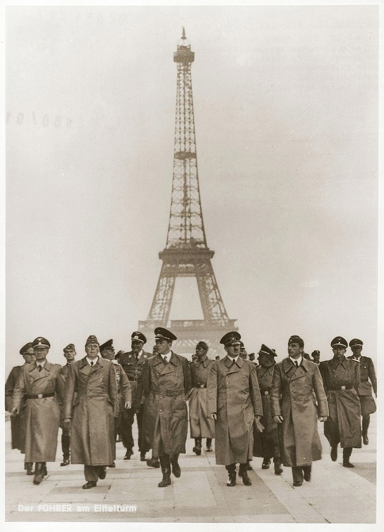 Париж, нацистский, Вторая мировая война, исторический - обои на рабочий стол