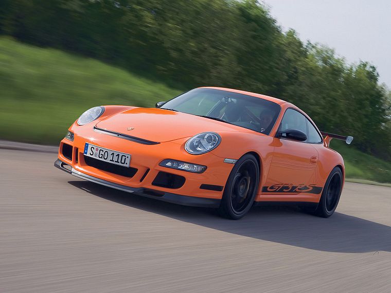 автомобили, транспортные средства, шины, Porsche 911 GT3, оранжевые автомобили, Porsche 911 GT3 RS 4.0 - обои на рабочий стол