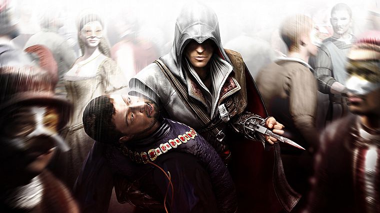 видеоигры, Assassins Creed, Эцио Аудиторе да Фиренце - обои на рабочий стол