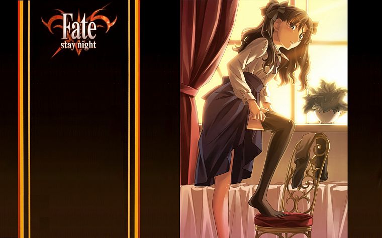 Fate/Stay Night (Судьба), Тосака Рин, Fate series (Судьба) - обои на рабочий стол