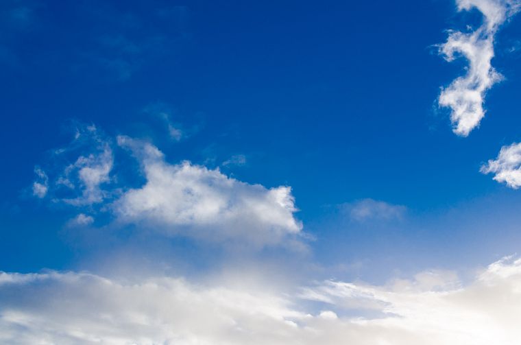 синий, облака, пейзажи, белый, спокойно, расслабляющий, небо, Himmel - обои на рабочий стол