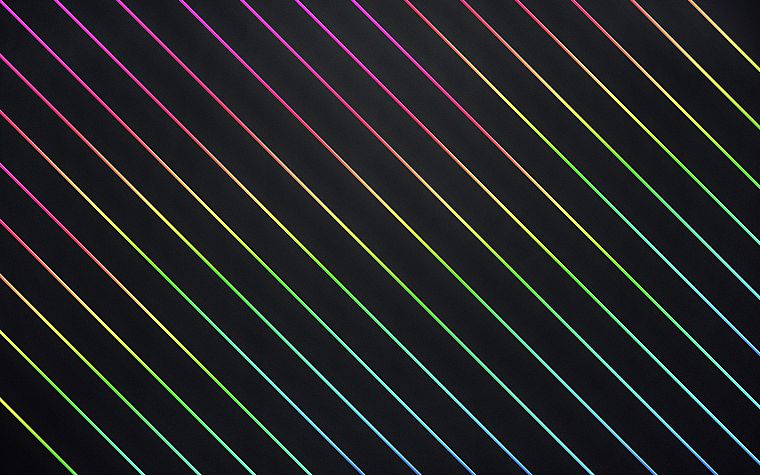 абстракции, радуга, линии, фоны - обои на рабочий стол