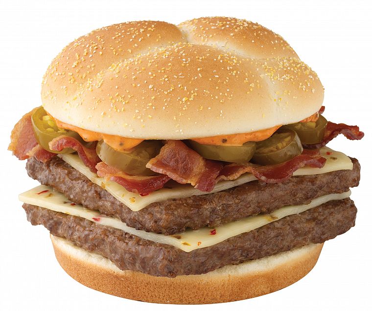 еда, сыр, бекон, гамбургеры - обои на рабочий стол