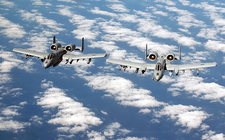 военный, самолеты, бородавочник, Thunderbolt, А-10 Thunderbolt II, 10 - - обои на рабочий стол