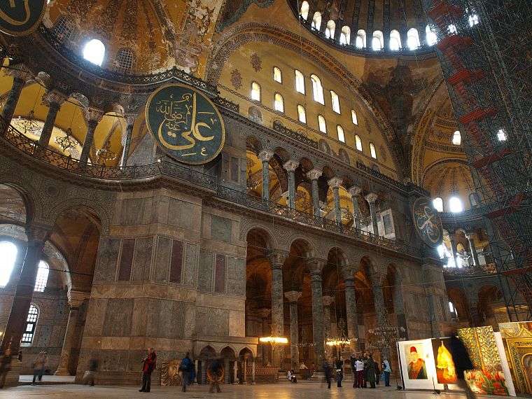 Турция, Собор Святой Софии, Стамбул, история искусства - обои на рабочий стол