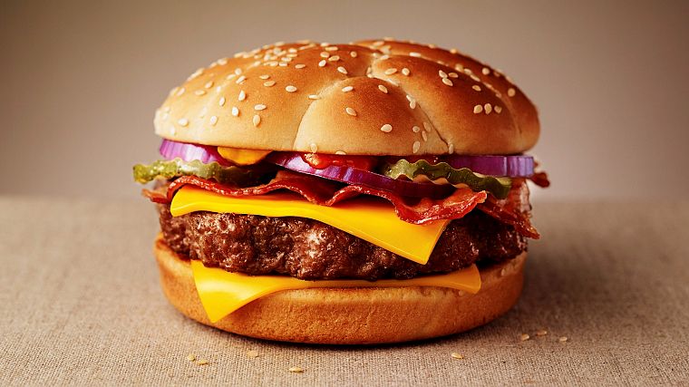 еда, McDonalds, гамбургеры, Ангус третьих Pounder, чизбургеры - обои на рабочий стол