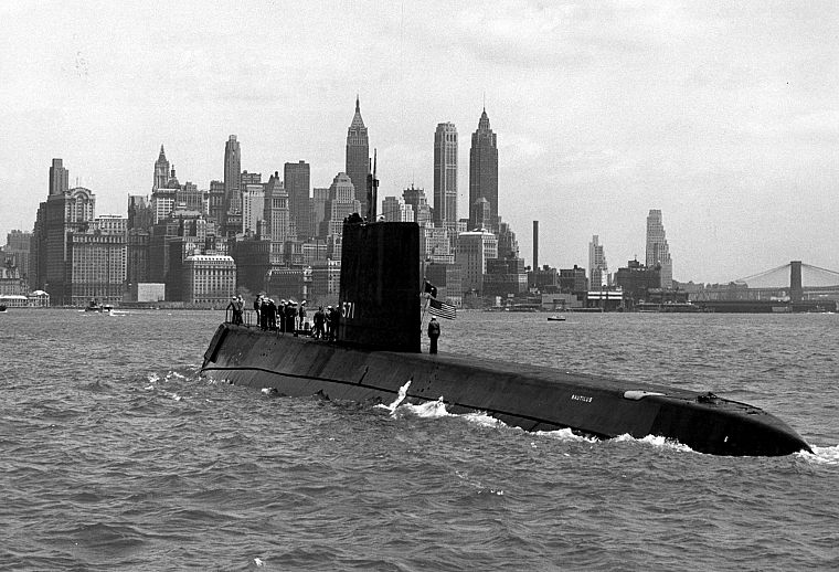 подводная лодка, Нью-Йорк, кораблик - обои на рабочий стол
