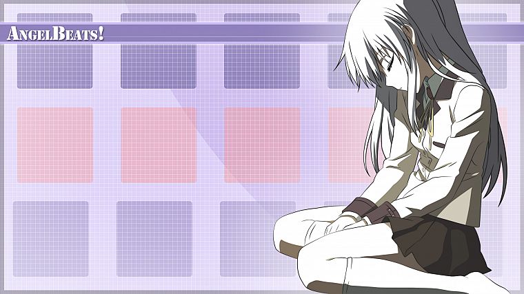 Angel Beats!, школьная форма, Tachibana Kanade, аниме девушки - обои на рабочий стол