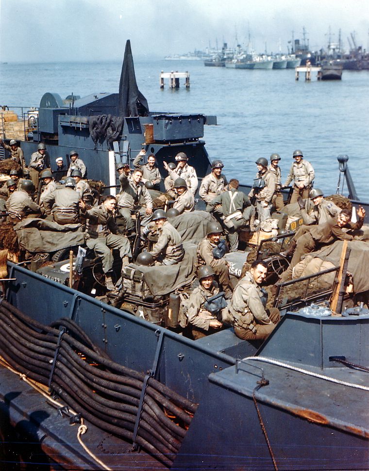 солдаты, корабли, Вторая мировая война - обои на рабочий стол