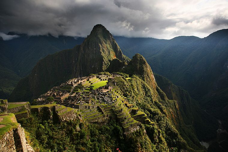 горы, руины, Мачу- Пикчу - обои на рабочий стол