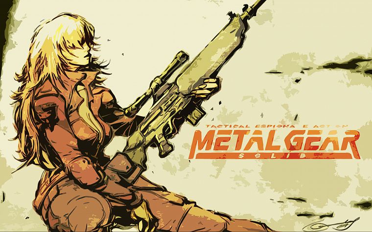 Metal Gear, снайпер волк - обои на рабочий стол