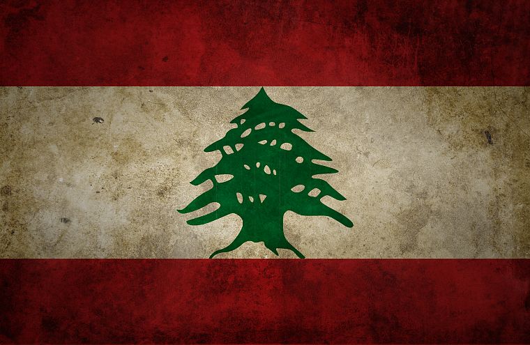 гранж, флаги, Ливан - обои на рабочий стол