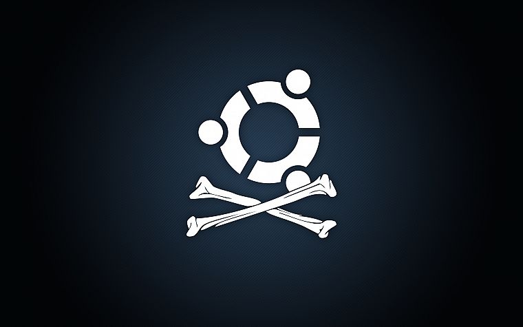 Linux, Ubuntu, пираты - обои на рабочий стол