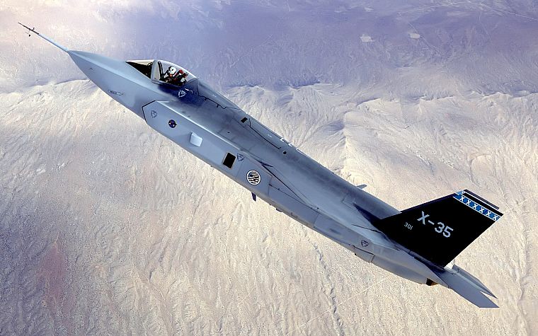 самолет, военный, Joint Strike Fighter, самолеты, F - 35 Lightning II - обои на рабочий стол